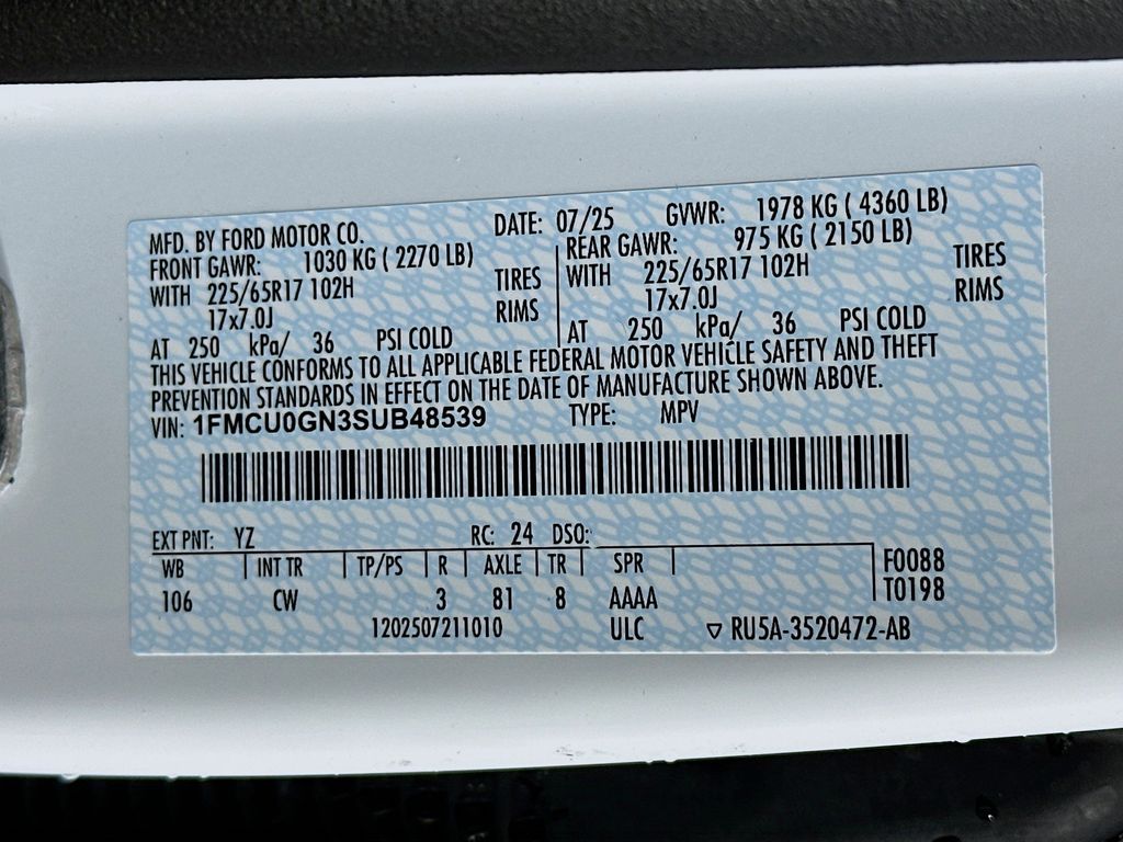 Thumbnail: 2025 Ford Escape - 20