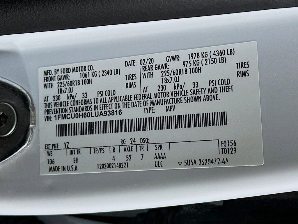 Thumbnail: 2020 Ford Escape - 24