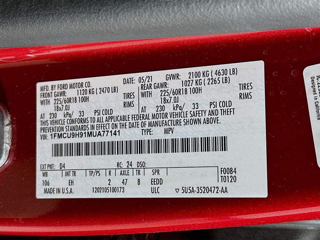 Thumbnail: 2021 Ford Escape - 19