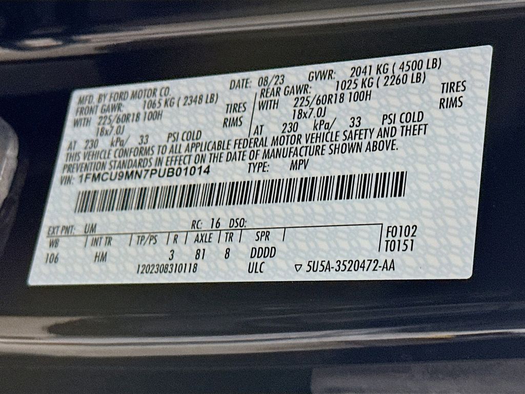 Thumbnail: 2023 Ford Escape - 21