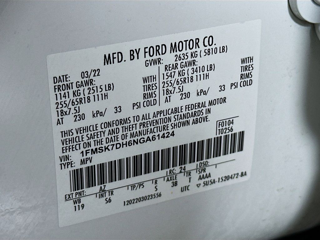 2022 Ford Explorer XLT 21