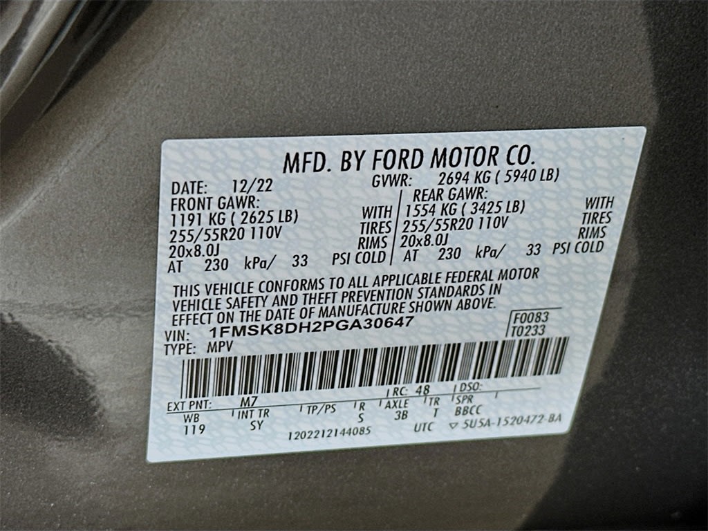 2023 Ford Explorer XLT 20