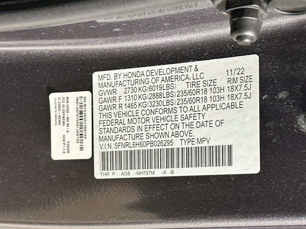 Thumbnail: 2023 Honda Odyssey - 21