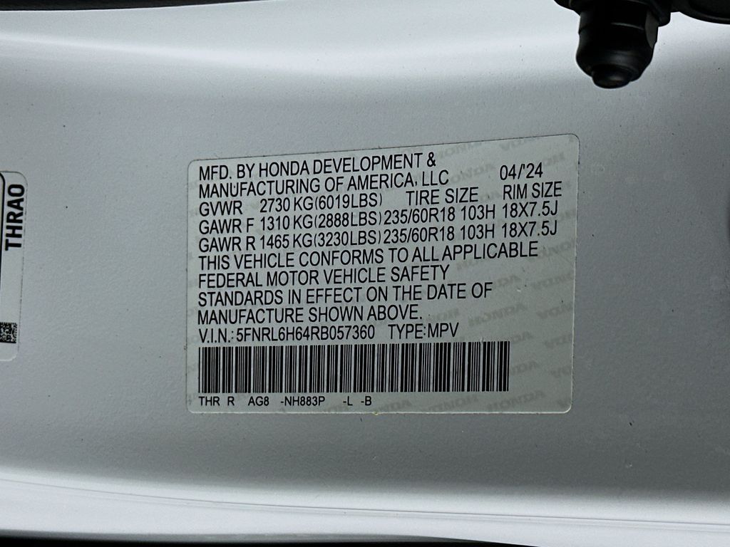 Thumbnail: 2024 Honda Odyssey - 20