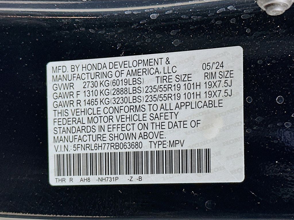 2024 Honda Odyssey Sport 20