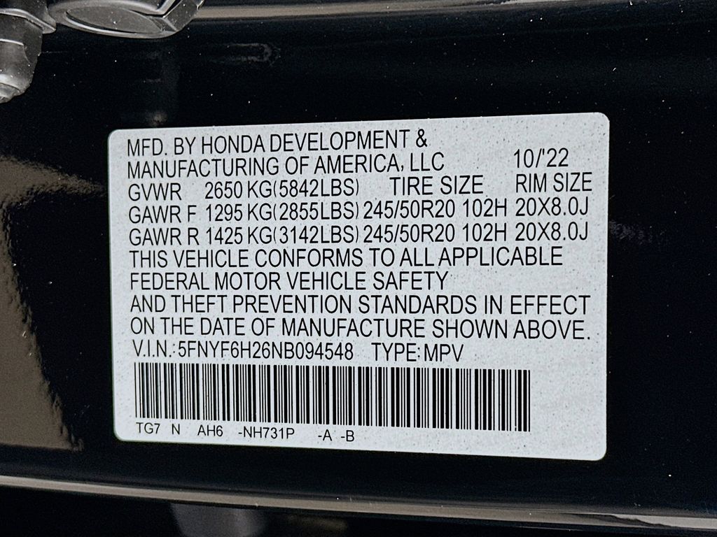 Thumbnail: 2022 Honda Pilot - 21