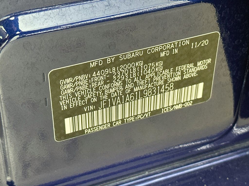Thumbnail: 2020 Subaru WRX - 21