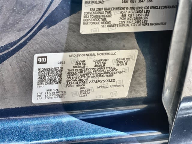 Thumbnail: 2021 Chevrolet Silverado 2500 - 18