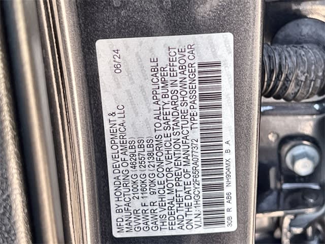 2024 Honda Accord EX-L 19