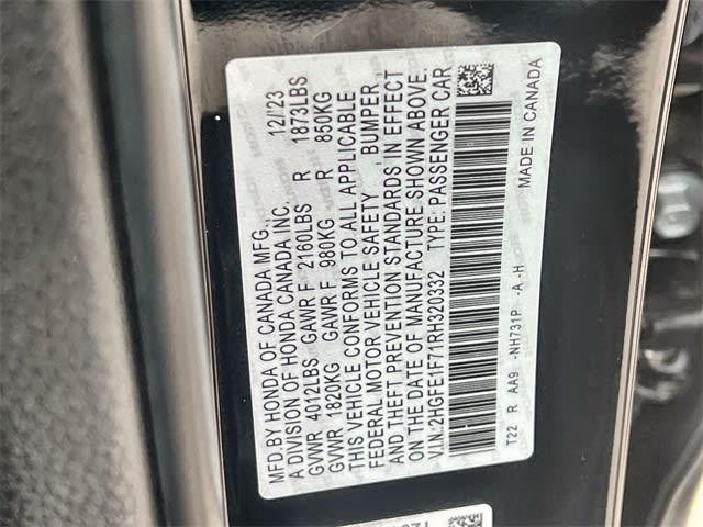 Thumbnail: 2024 Honda Civic - 19