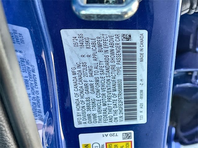 Thumbnail: 2024 Honda Civic - 19