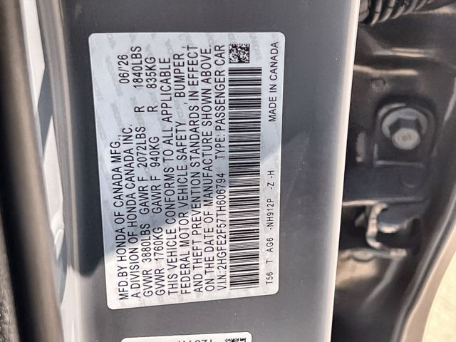 Thumbnail: 2026 Honda Civic - 20