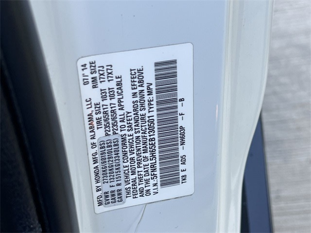 Thumbnail: 2014 Honda Odyssey - 18