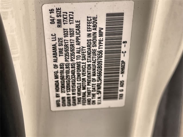 Thumbnail: 2016 Honda Odyssey - 19