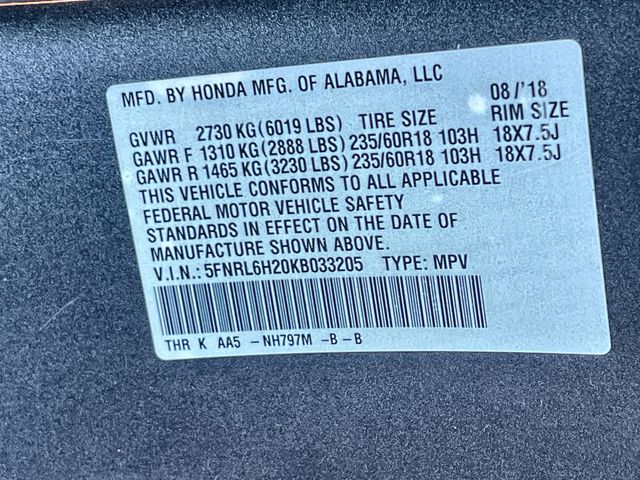 Thumbnail: 2019 Honda Odyssey - 19