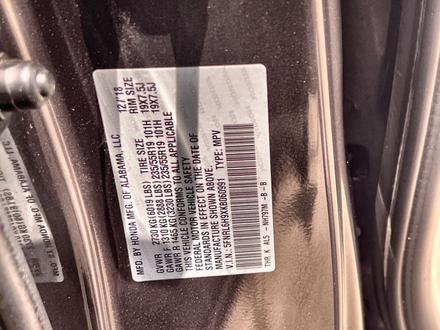 Thumbnail: 2019 Honda Odyssey - 18