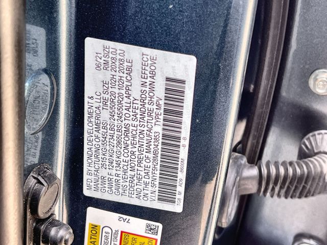 Thumbnail: 2021 Honda Pilot - 18