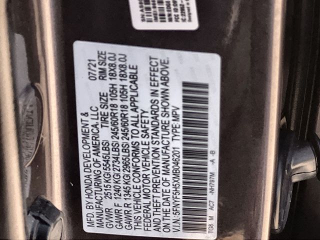 Thumbnail: 2021 Honda Pilot - 16