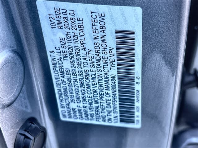 Thumbnail: 2022 Honda Pilot - 18