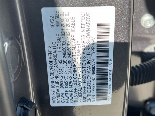 Thumbnail: 2022 Honda Pilot - 18
