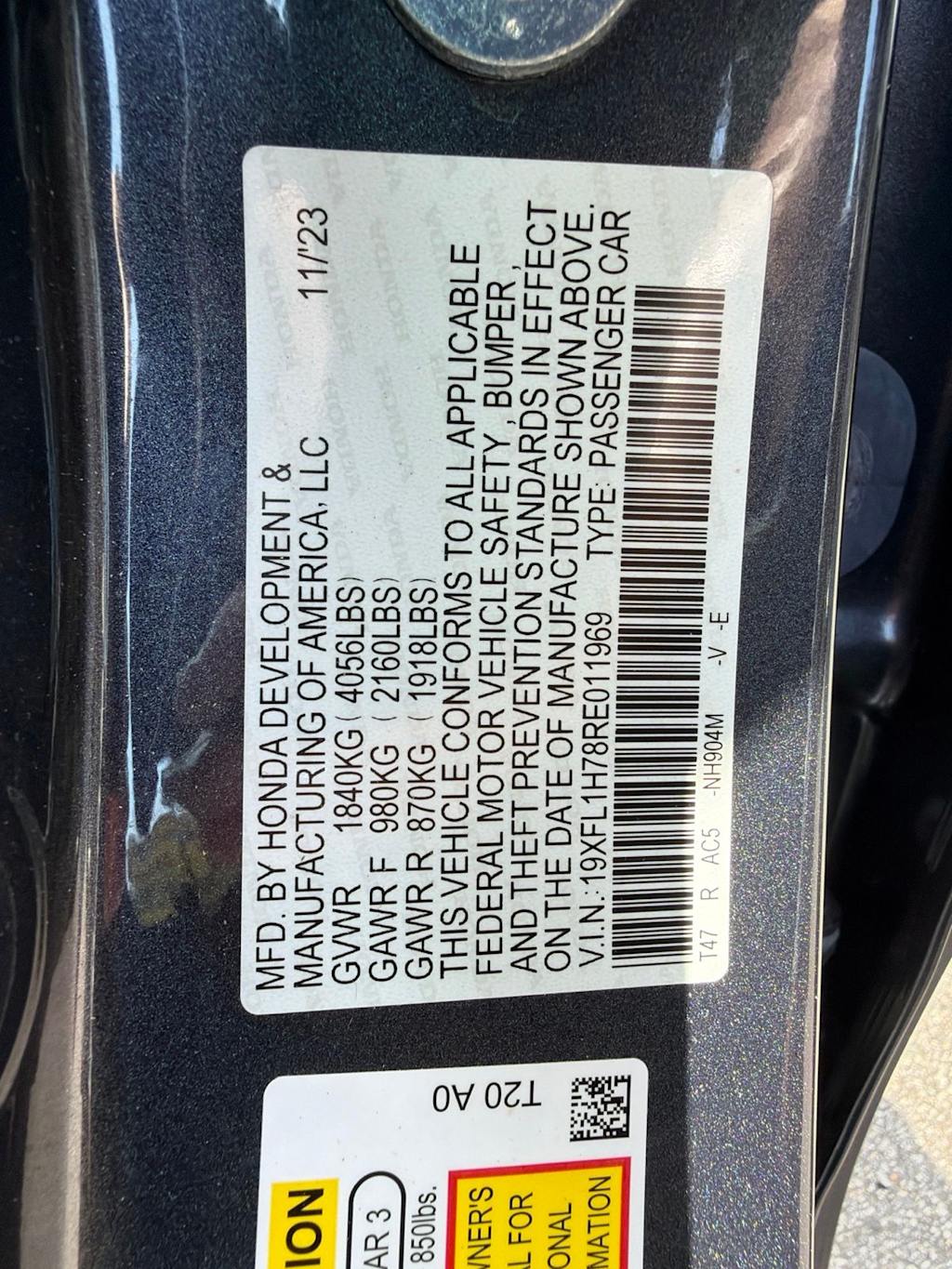 Thumbnail: 2024 Honda Civic - 12