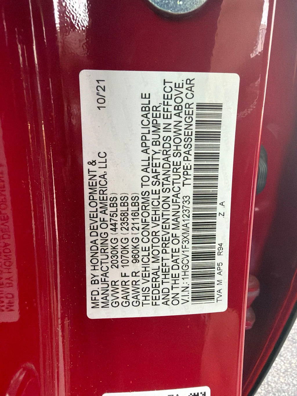 Thumbnail: 2021 Honda Accord - 11