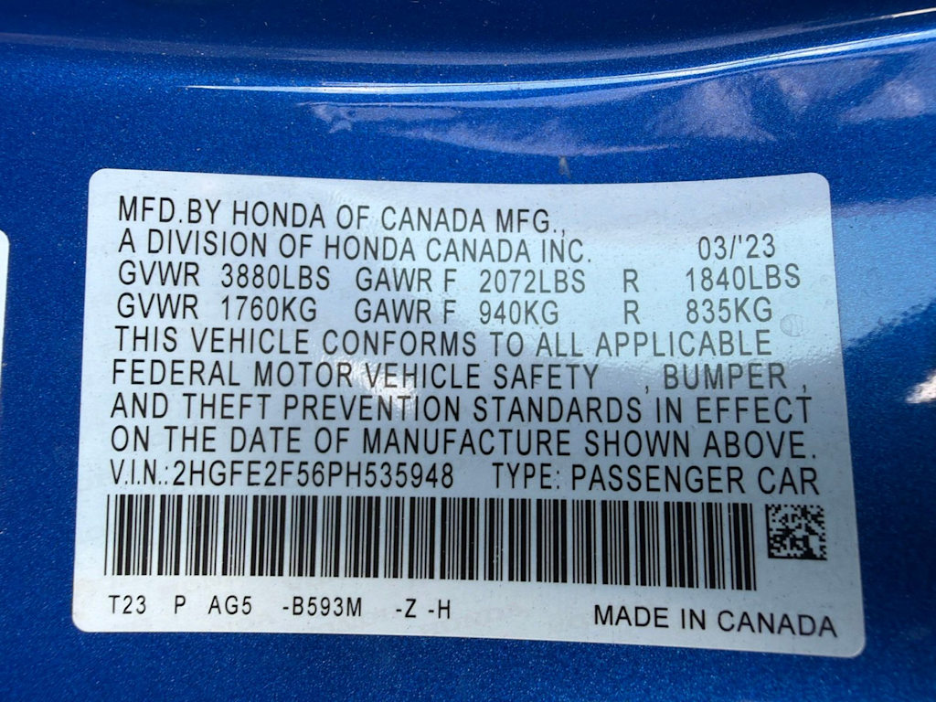 Thumbnail: 2023 Honda Civic - 11