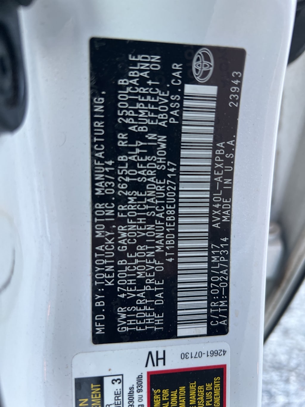 Thumbnail: 2014 Toyota Avalon - 9