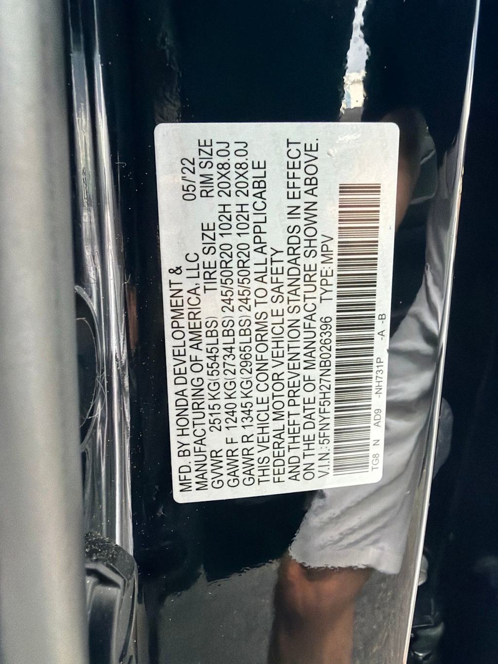 Thumbnail: 2022 Honda Pilot - 12