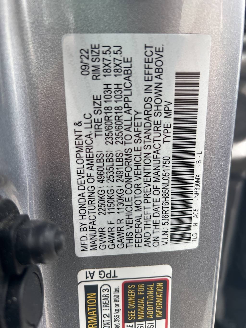 Thumbnail: 2022 Honda CR-V - 9