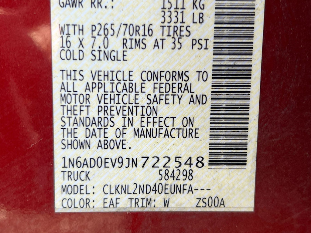 Thumbnail: 2018 Nissan Frontier - 16