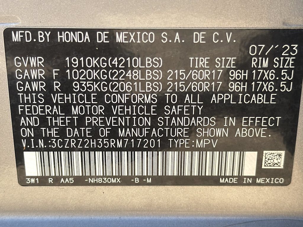 Thumbnail: 2024 Honda HR-V - 19