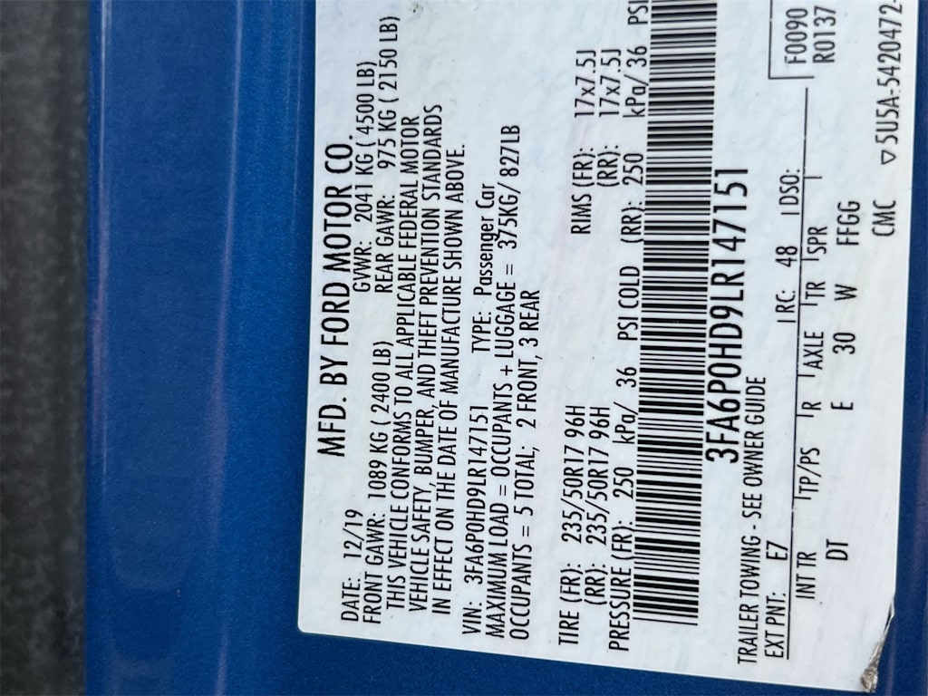 Thumbnail: 2020 Ford Fusion - 18