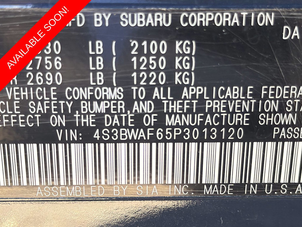 Thumbnail: 2023 Subaru Legacy - 18