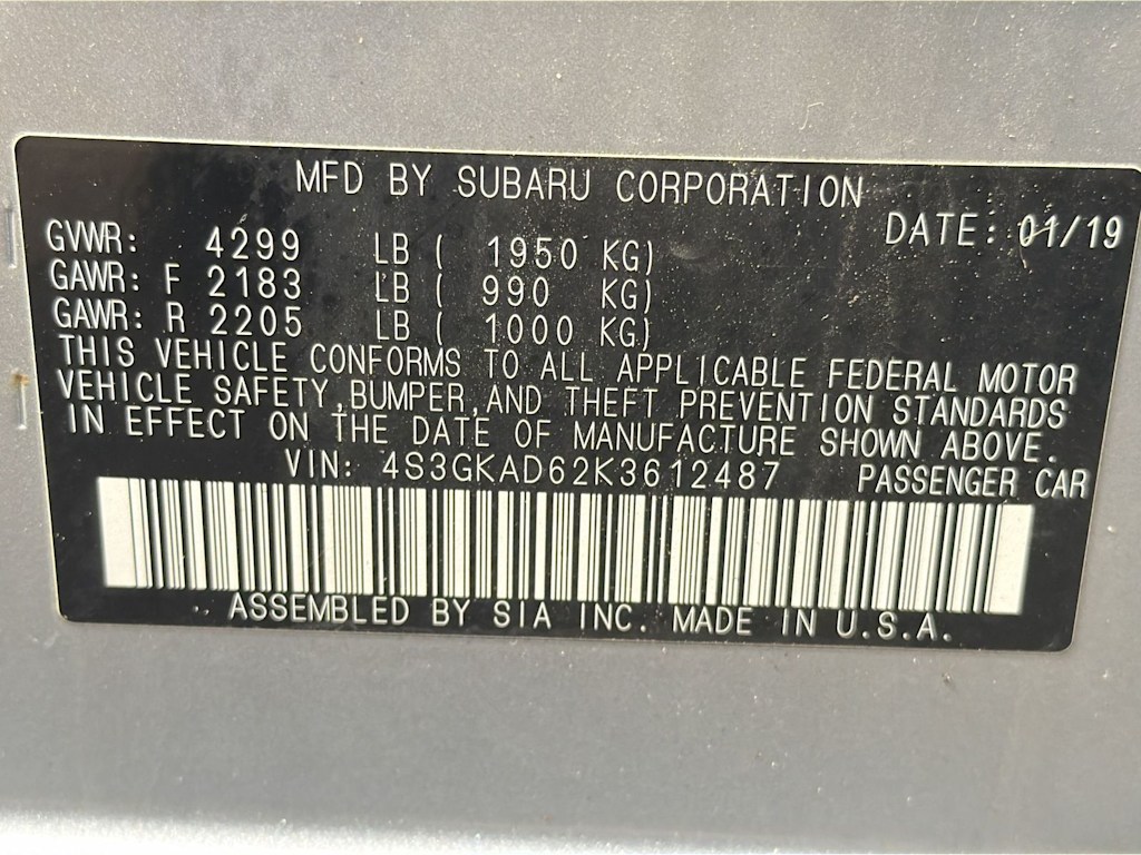 Thumbnail: 2019 Subaru Impreza - 18