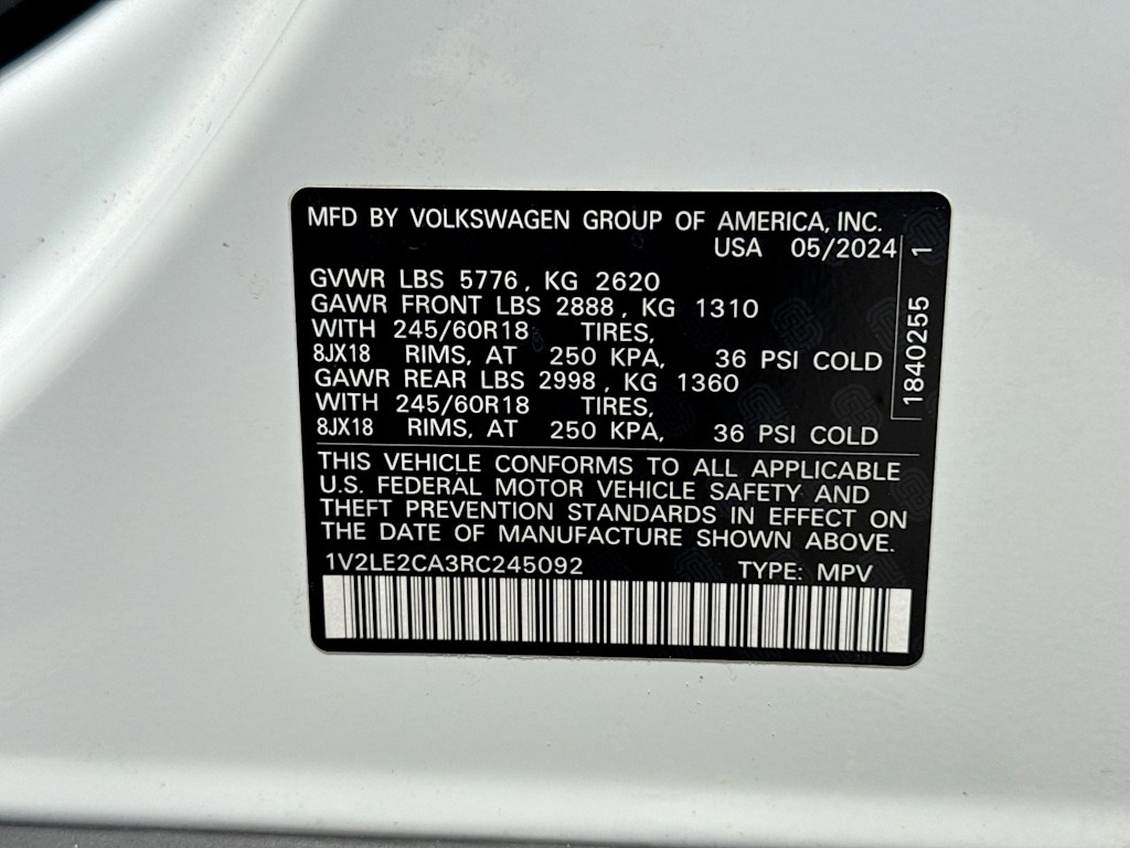 Thumbnail: 2024 Volkswagen Atlas - 18