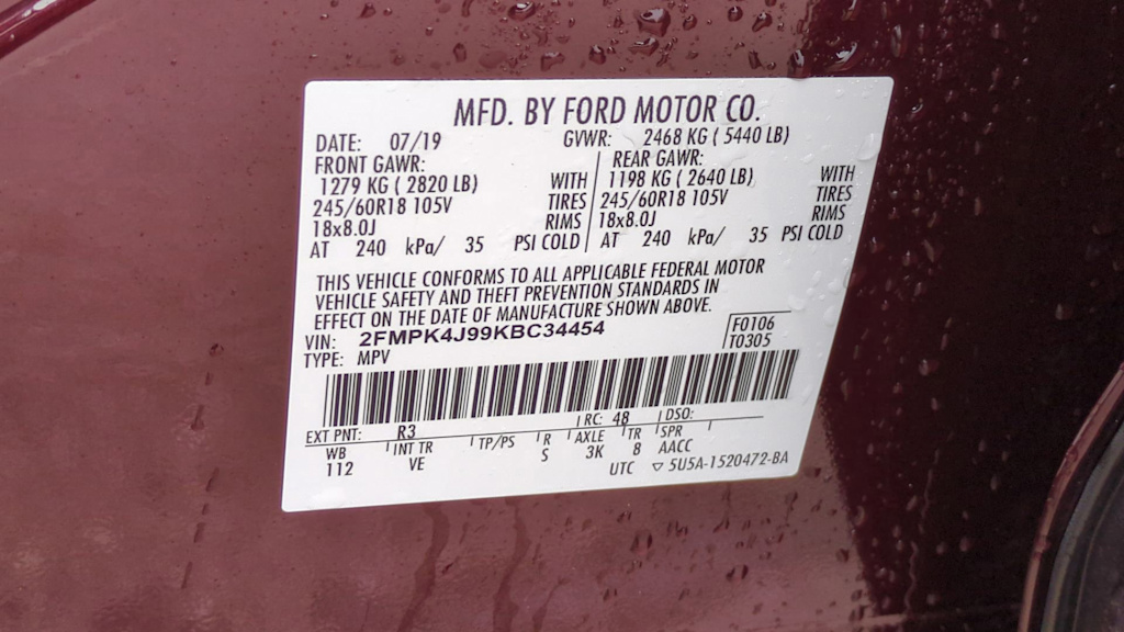 Thumbnail: 2019 Ford Edge - 19