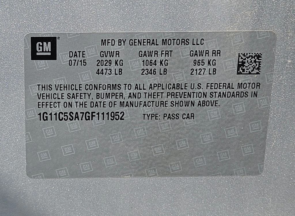Thumbnail: 2016 Chevrolet Malibu - 14