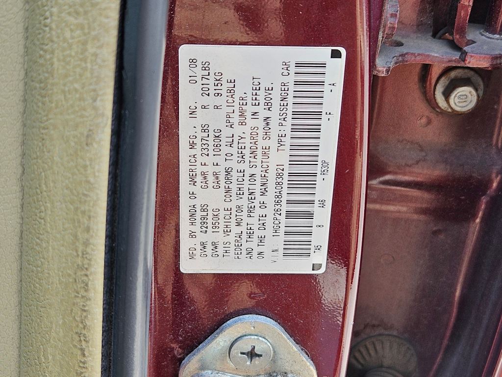 Thumbnail: 2008 Honda Accord - 8