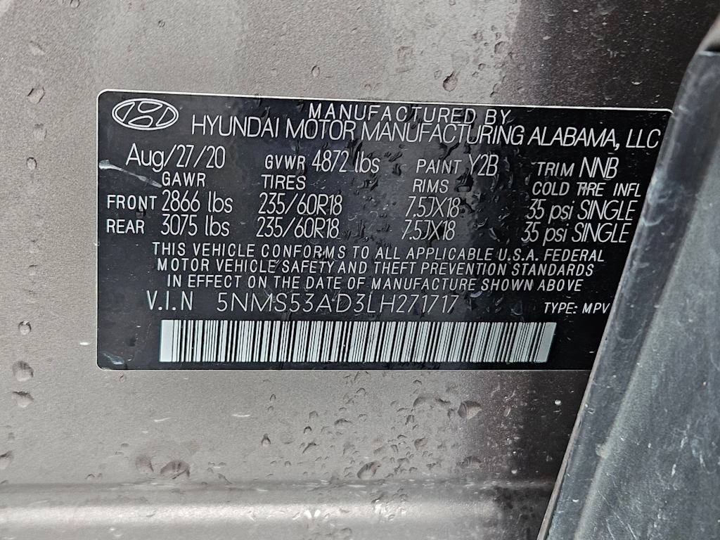 Thumbnail: 2020 Hyundai Santa Fe - 20