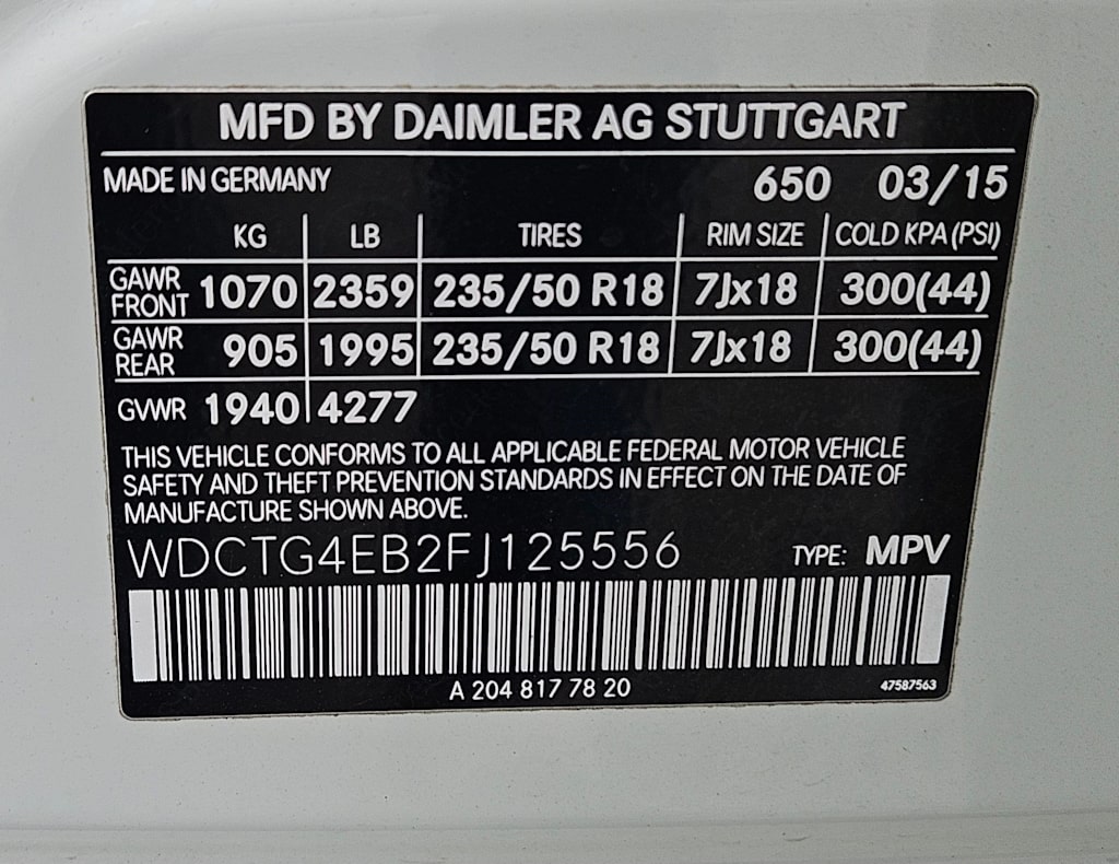 Thumbnail: 2015 Mercedes-Benz GLA - 17