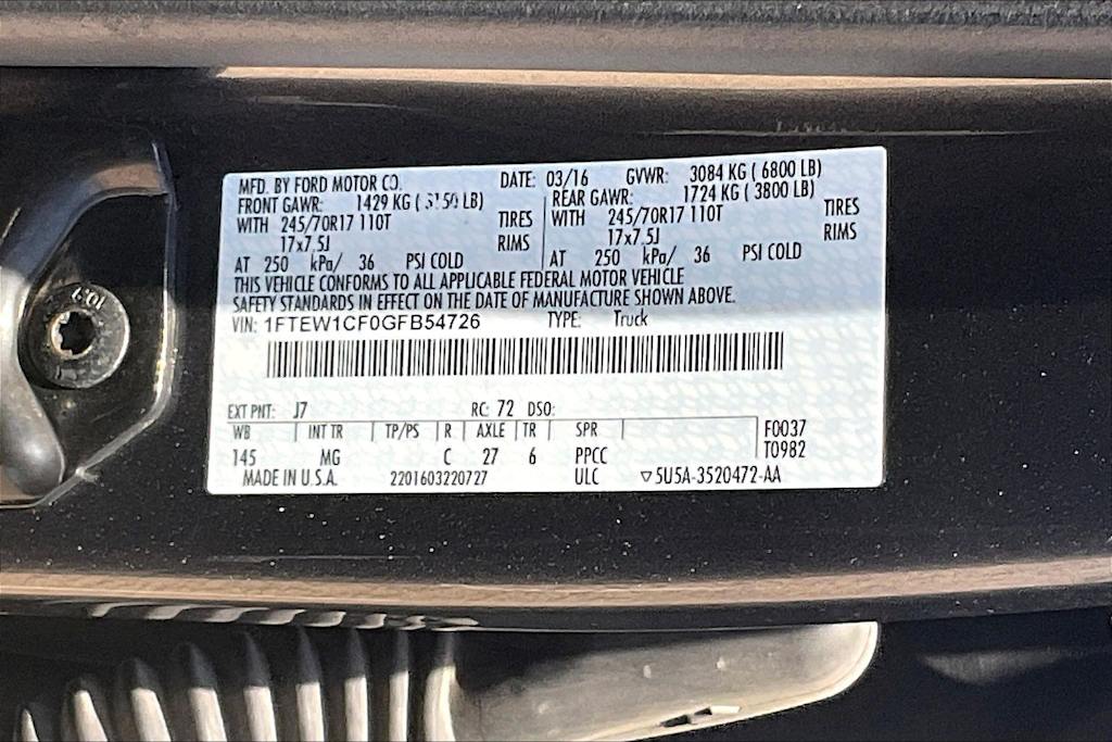 Thumbnail: 2016 Ford F-150 - 19