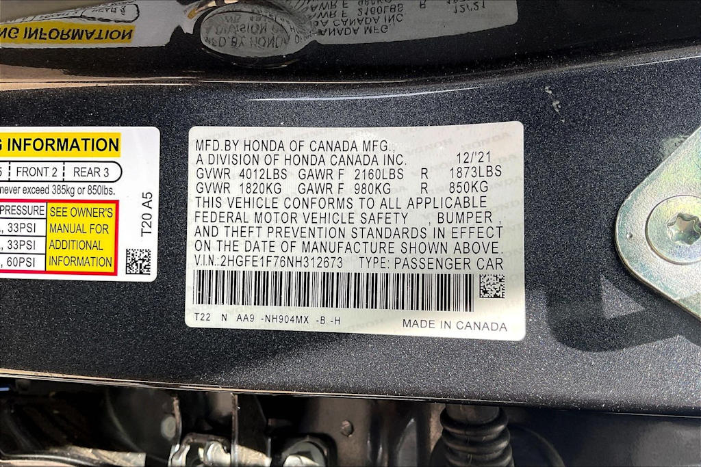 Thumbnail: 2022 Honda Civic - 20