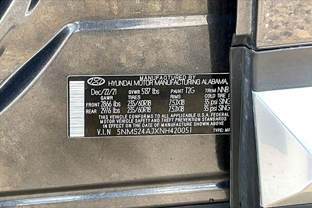 Thumbnail: 2022 Hyundai Santa Fe - 19