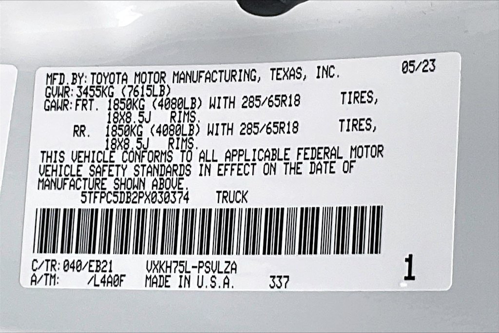 Thumbnail: 2023 Toyota Tundra - 17
