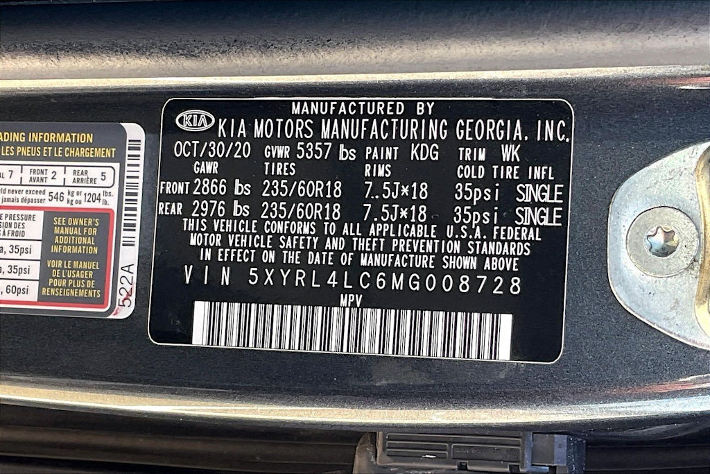 Thumbnail: 2021 Kia Sorento - 20