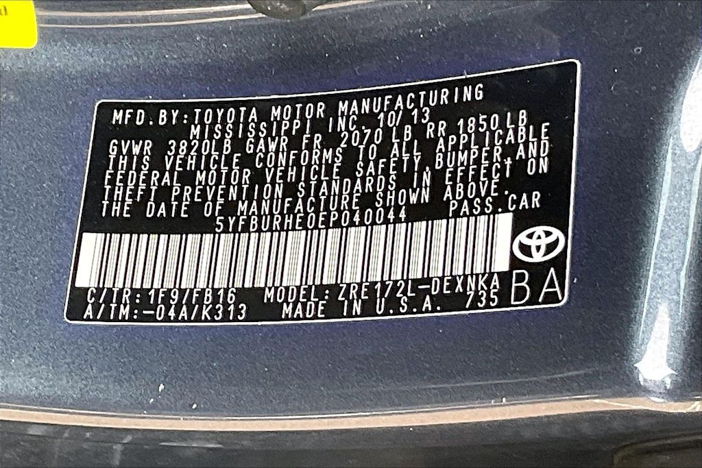 Thumbnail: 2014 Toyota Corolla - 20