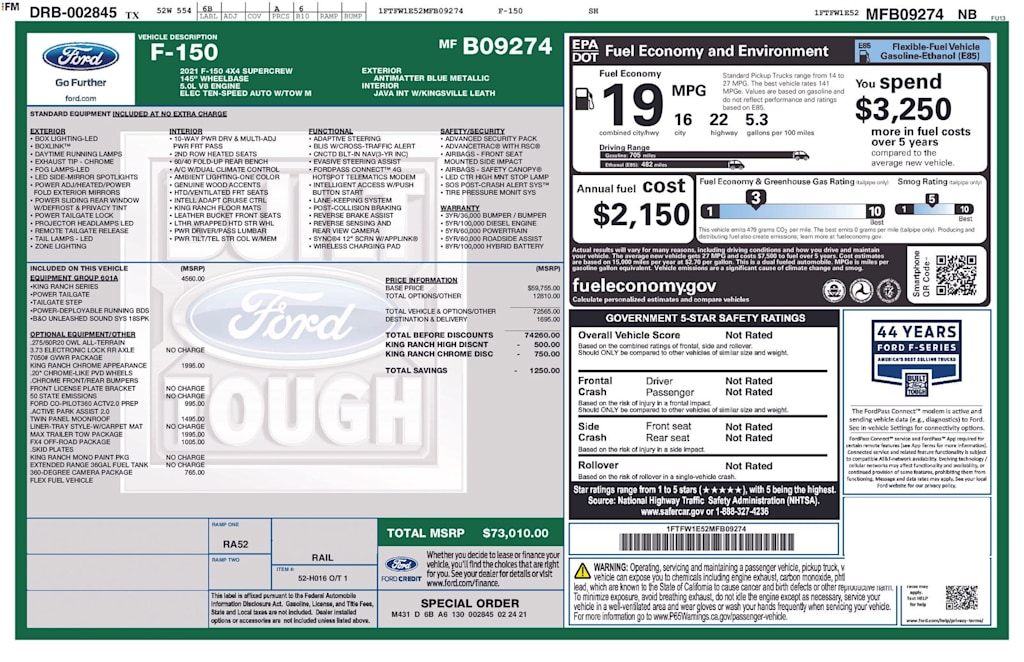 Thumbnail: 2021 Ford F-150 - 44