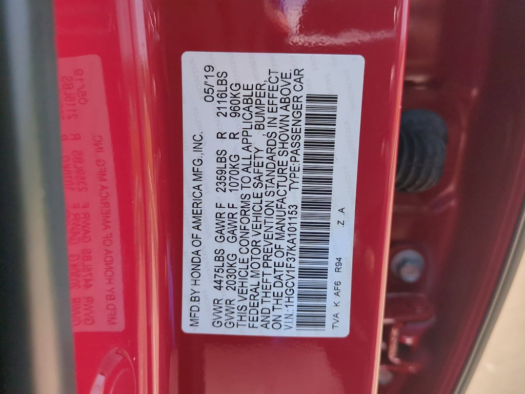 Thumbnail: 2019 Honda Accord - 19