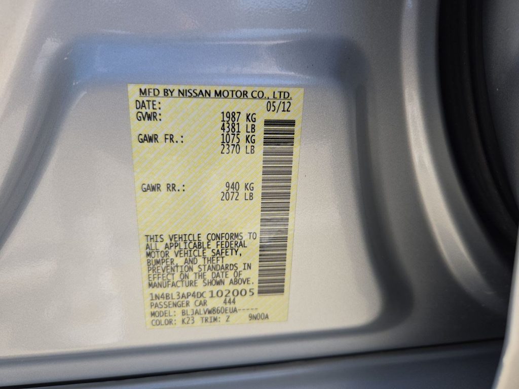 Thumbnail: 2013 Nissan Altima - 18
